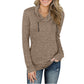 Sweat à col bénitier avec fermeture éclair pour femme