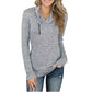 Sweat à col bénitier avec fermeture éclair pour femme