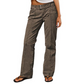 Pantalon droit pour femme à haute extensibilité