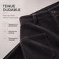Pantalon large décontracté coupe relax pour femme