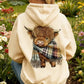 🎁Adorable sweat à capuche doublé polaire Highland Cow🎁