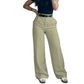 Pantalon droit décontracté à taille haute pour femme