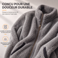 Veste cardigan décontractée à fermeture éclair pour femme