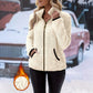 Veste cardigan décontractée à fermeture éclair pour femme