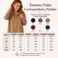 Robe pull en maille à manches longues pour femme