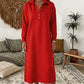 Robe pull en maille à manches longues pour femme