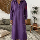 Robe pull en maille à manches longues pour femme