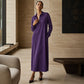 Robe pull en maille à manches longues pour femme