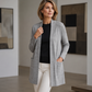 Cardigan décontracté pour femme, ouvert devant, avec poches