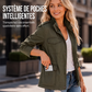 Veste utilitaire pour femme avec poches