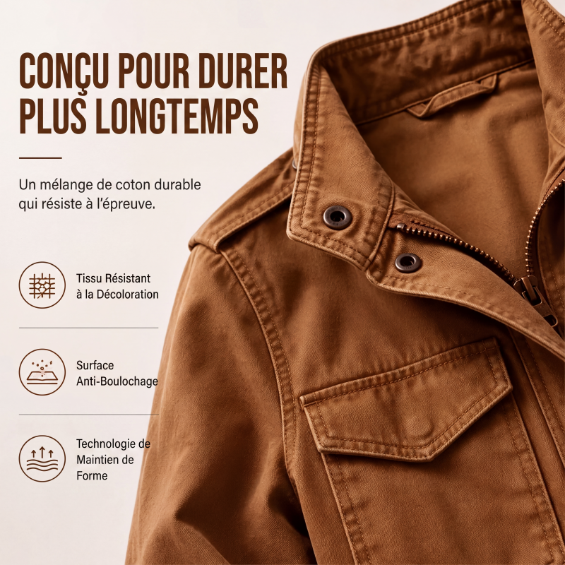 Veste utilitaire pour femme avec poches