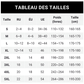 Pantalon femme taille haute double boutonnage
