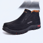 Chaussures décontractées à enfiler pour homme en cuir PU