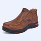Chaussures décontractées à enfiler pour homme en cuir PU