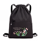 Sac à dos vintage à cordon pliable pour femmes