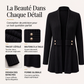 Cardigan en maille côtelée pour femme