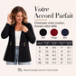 Cardigan en maille côtelée pour femme