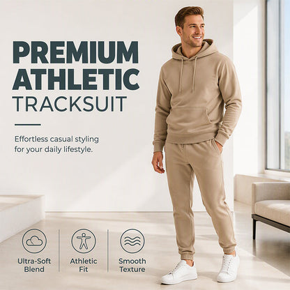 Men's Casual Graphic Hoodie & Sweatpants Set