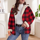 Veste à capuche zippée épaisse pour femme