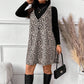 Layered Look Leopard Cami Dress & Top Set