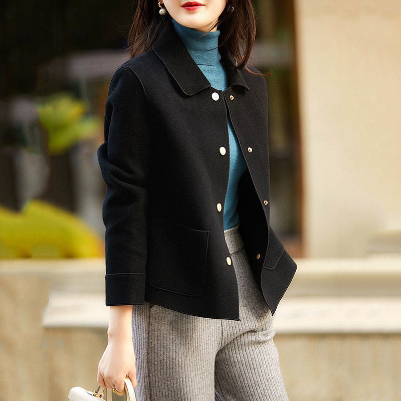📢📢50 % DE RÉDUCTION !! ⏰Manteau réversible court d'automne pour femme