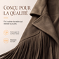 Veste décontractée à manches longues et à franges pour femme