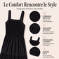 Robe froncée à bretelles spaghetti pour femme, robe à volants étagés