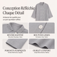 Chemise à manches courtes double boutonnage pour femme