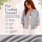Chemise à manches courtes double boutonnage pour femme