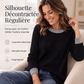 Pull décontracté en maille à col rond pour femme