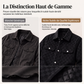 Veste à damier pour homme en faux daim