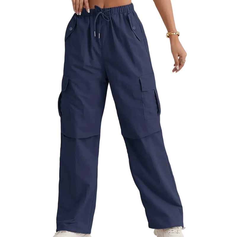 Pantalons cargo à jambes larges à séchage rapide
