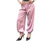 Pantalons sarouel amples en satin pour femmes