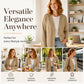 Cardigan décontracté respirant à col V pour femme