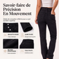 Jeans asymétriques croisés taille haute pour femme