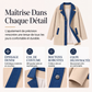 Veste décontractée en jean à patchwork pour femme