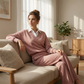 Ensemble pour femme : haut à manches longues et pantalon large