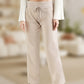 Pantalon de Jogging 3/4 Taille Haute - Coupe Ajustée avec Cordon de Serrage & Poches