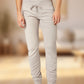 Pantalon de Jogging 3/4 Taille Haute - Coupe Ajustée avec Cordon de Serrage & Poches