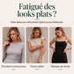 Robe mini pour femme à manches longues et col carré