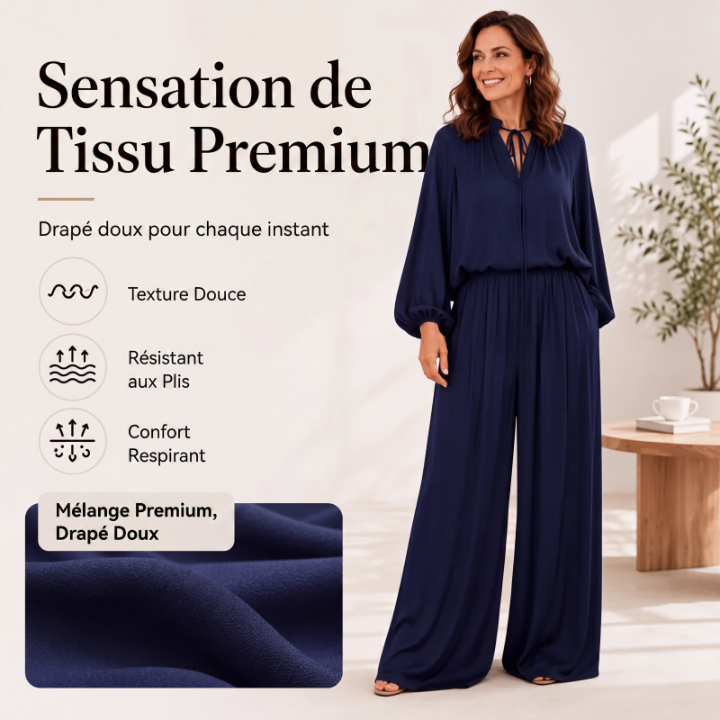 Ensemble décontracté pour femme : haut ample et pantalon