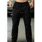 Pantalons cargo slim pour homme avec cordon de serrage