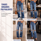 Jean déchiré chic taille haute pour femme