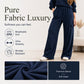 Pantalon à taille haute et cordon de serrage pour femme