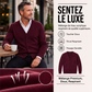 Cardigan en maille décontracté à col V pour homme