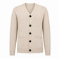 Cardigan en maille décontracté à col V pour homme
