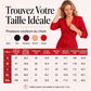 Robe blazer pour femme à col V et manches 3/4