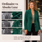 Blazer en daim pour femme