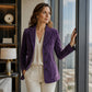 Blazer en daim pour femme