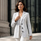 Blazer en daim pour femme